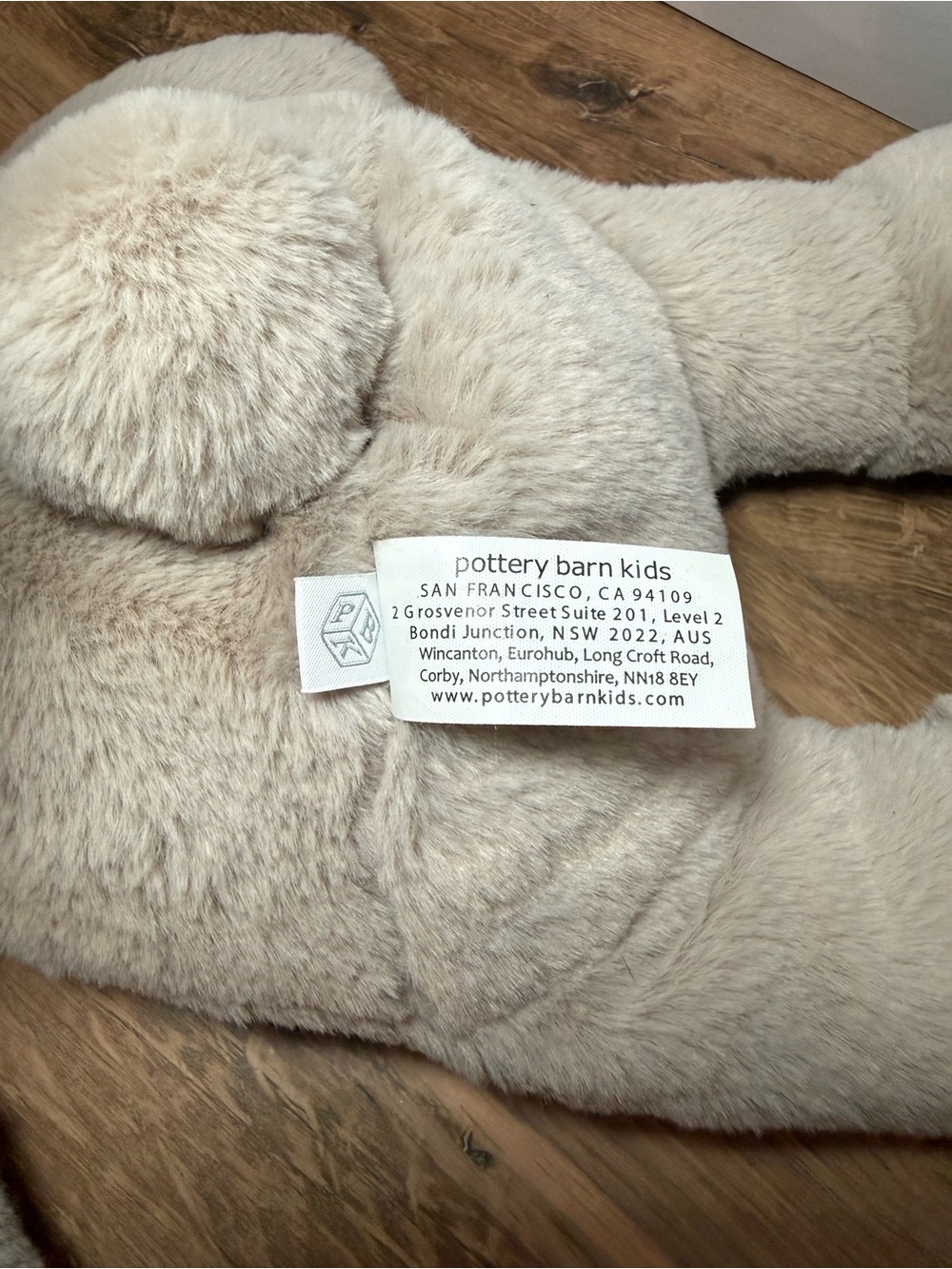 Pottery Barn Kids Bunny Critter Plush Rabbit Stuffed Animal 21" - Picture 4 of 4